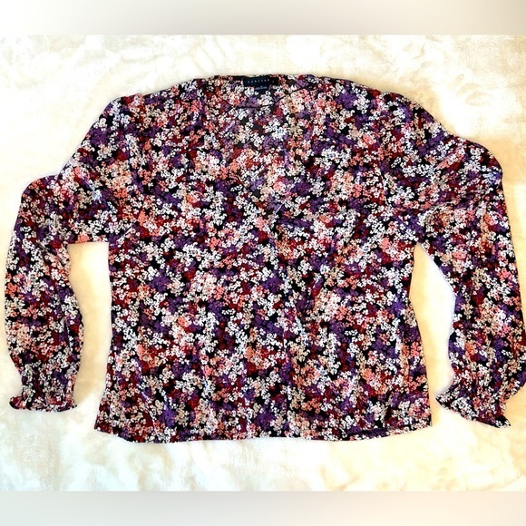 Sanctuary‎ floral long sleeve blouse - sz Medium - Picture 1 of 5